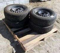 B-1217 Ice Pro3 Studded Tires + Wheels (4)