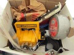 M-214  Floor Jack & Tire Chains & Shop Stock