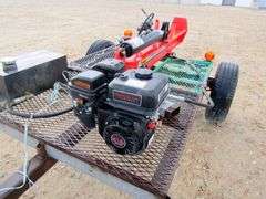M-322  SpeeCo Split Master Log Splitter on Tailer