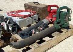 M-299  Leaf Blowers + Tool Boxes + Supplies