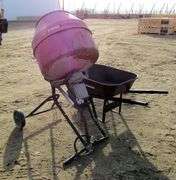 M-132 Cement Mixer & Wheelbarrow