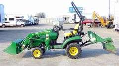 B-1223 John Deere 1025R Tractor W/Loader & Blade