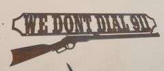M-160  Metal Art (4) Pieces