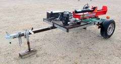 M-322  SpeeCo Split Master Log Splitter on Tailer