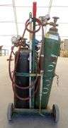M-286  Cutting Torch Set On Cart