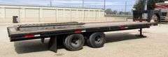 M-104  1991 Flatbed Gooseneck Trailer
