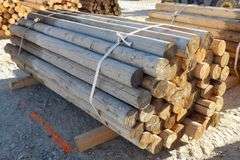 M-244  Wooden Fence Posts (50)
