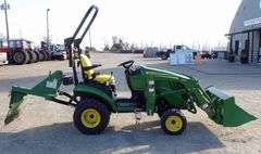 B-1223 John Deere 1025R Tractor W/Loader & Blade