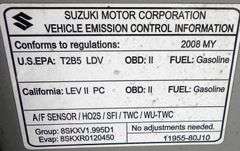 M-133  2008 Suzuki SX4