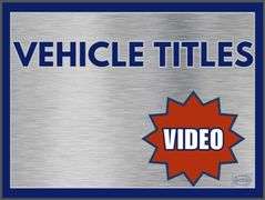 VEHICLE TITLES