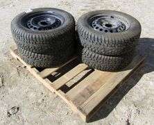 B-1217 Ice Pro3 Studded Tires + Wheels (4)