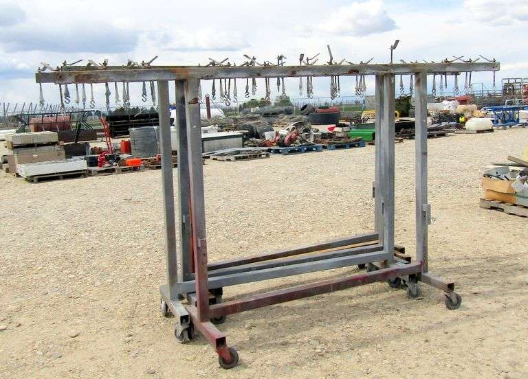 Sand Racks M-1276 Sand Blasting Hanger Racks (5) - Pickett Auction Service