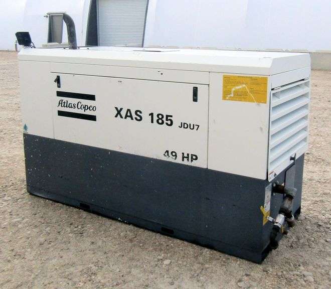 M-1196  2010 Atlas Copco 185 Air Compressor