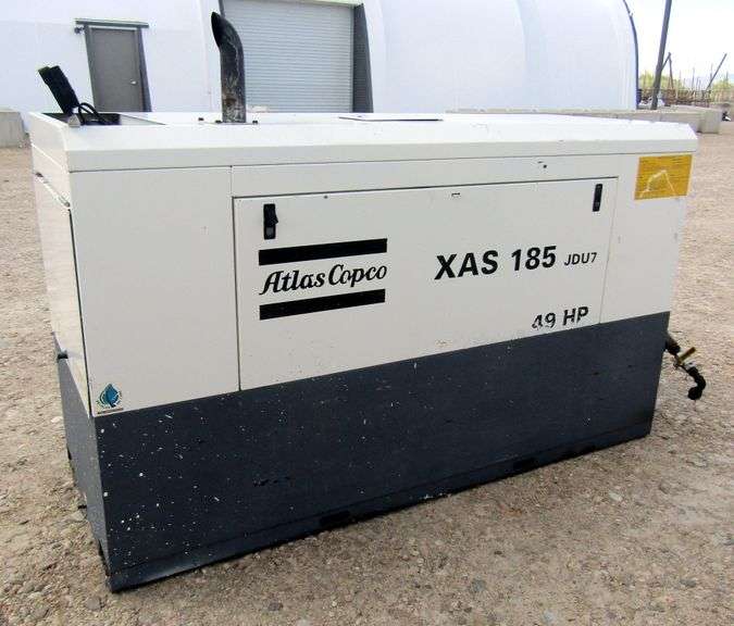 M-1196  2010 Atlas Copco 185 Air Compressor