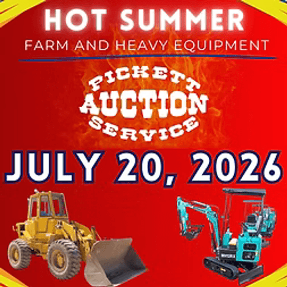 HOT SUMMER FARM & HEAVY EQUIPMENT AUCTION