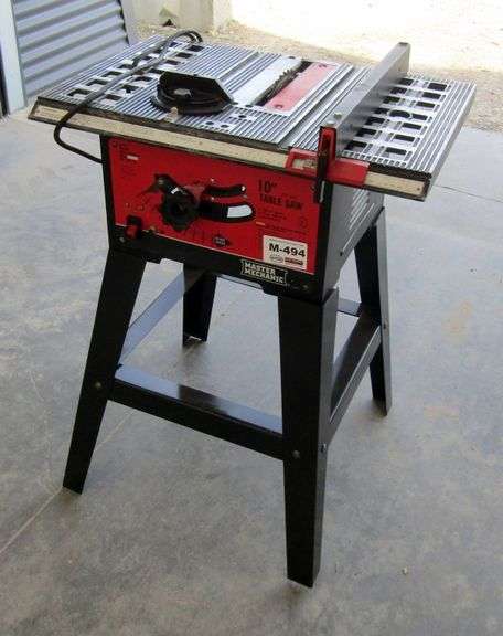 M-494  Master Mechanic 10" Table Saw