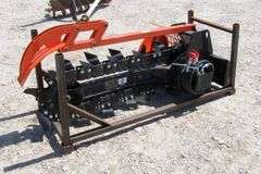 M-1343  GIYI Mini Skid Steer Trencher