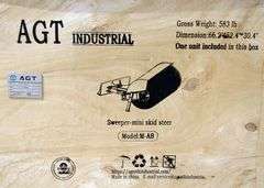 M-558  AGT Mini Skid Steer Sweeper UNUSED