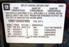 M-920 2004 Chevy Trail Blazer