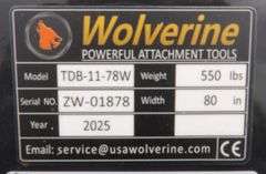 M-1103 Wolverine Skid Steer Bucket