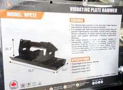 M-1066 Wolverine Skid Steer Vibrating Plate Compactor