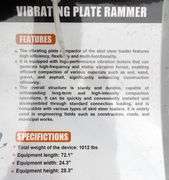 M-1066 Wolverine Skid Steer Vibrating Plate Compactor