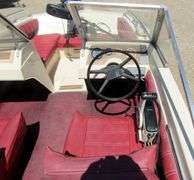M-1170  1976 Glastron 14' Tri-Hull Model T-166 Boat