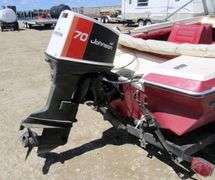 M-1170  1976 Glastron 14' Tri-Hull Model T-166 Boat