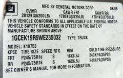 M-465  1998 Chevy 1500 Pickup