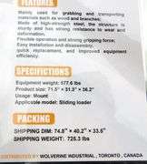 M-1110 Wolverine Skid Steer Root Rake