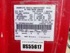 M-700 1998 Ford Louisville Truck W/Simco 7000 Well Drilling Rig
