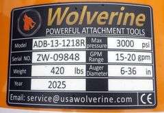 M-1124 Wolverine Skid Steer Auger
