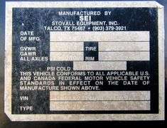 M-506  2017 SEI Warren Demolition Trailer