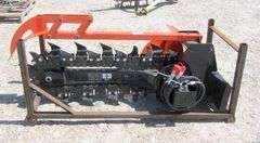 M-1343  GIYI Mini Skid Steer Trencher