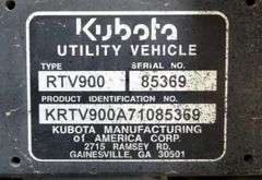 M-949 2007 Kubota RTV900 4x4 Diesel UTV