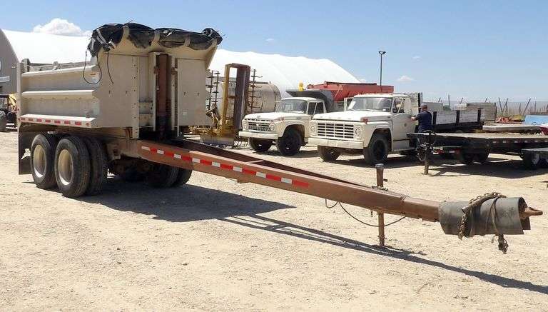 M-1505 1980 Williamsen 2 Axle Aluminum Pup Trailer