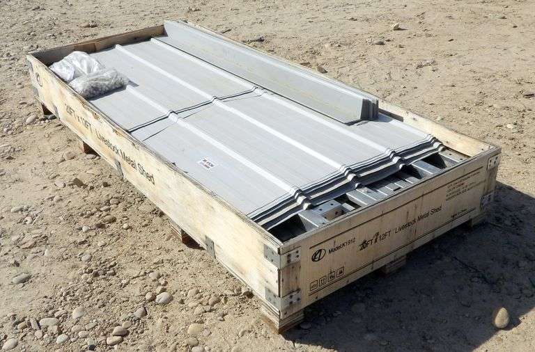 M-1536  Metal Livestock Shed