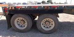 M-1463  1984 & 1989 Set of Doubles Flatbed Trailers