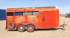 M-1533 1983 Blake 3 Horse Trailer