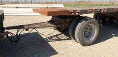 M-1463  1984 & 1989 Set of Doubles Flatbed Trailers