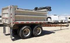M-1505 1980 Williamsen 2 Axle Aluminum Pup Trailer