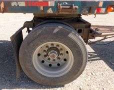 M-1463  1984 & 1989 Set of Doubles Flatbed Trailers