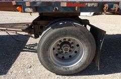 M-1463  1984 & 1989 Set of Doubles Flatbed Trailers