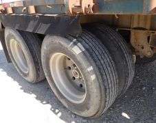M-1463  1984 & 1989 Set of Doubles Flatbed Trailers