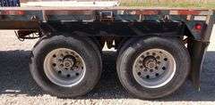 M-1463  1984 & 1989 Set of Doubles Flatbed Trailers