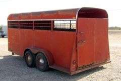 M-1533 1983 Blake 3 Horse Trailer