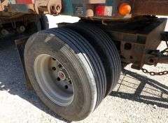 M-1463  1984 & 1989 Set of Doubles Flatbed Trailers