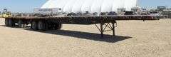 M-1463  1984 & 1989 Set of Doubles Flatbed Trailers