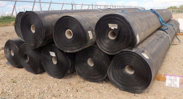 H-268 Black Pond Liner 60 MIL UNUSED (1 Roll)
