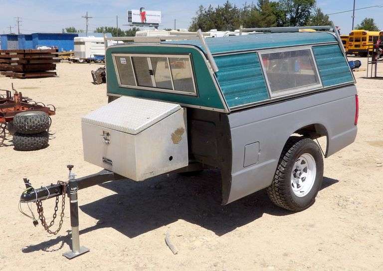 H-596  Pickup Bed Trailer with Topper